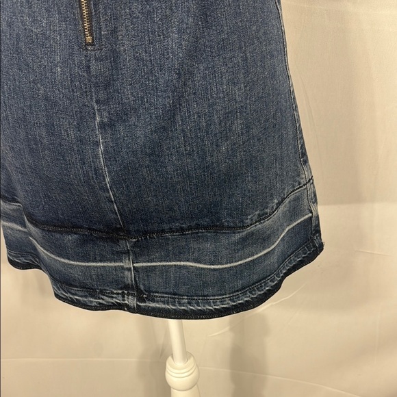 Theory Karissa Dark Blue Denim Mini Dress 0 - Picture 10 of 10